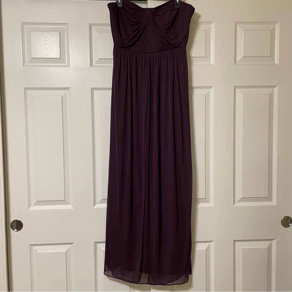 David’s Bridal Strapless Gown Size 14
